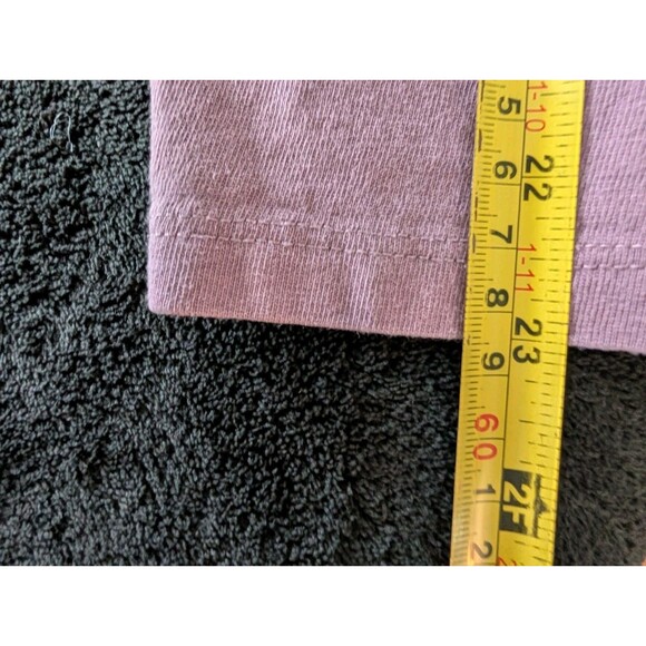 Life is Good Women's Cotton Purple Crewneck Long Sleeve Daisy Flower Print Sz M - Picture 8 of 15